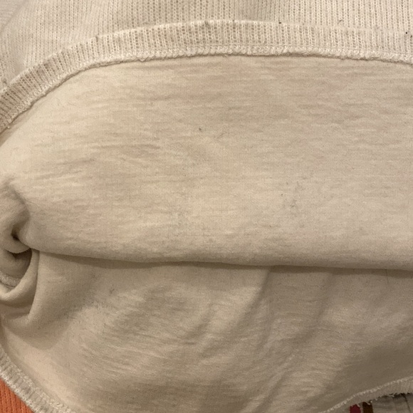 Zara Soft Feel Cropped Long Sleeve Sweater in Cream - Picture 5 of 5